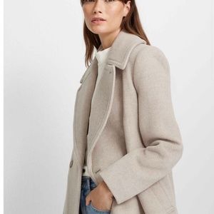 Club Monaco Daylina Coat in Almond